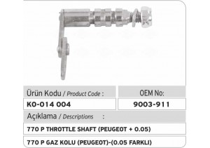 9003-911 Gaz Kolu (peugeot - 0.05 farklı)